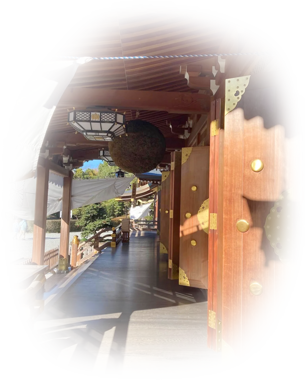 寺院の回廊